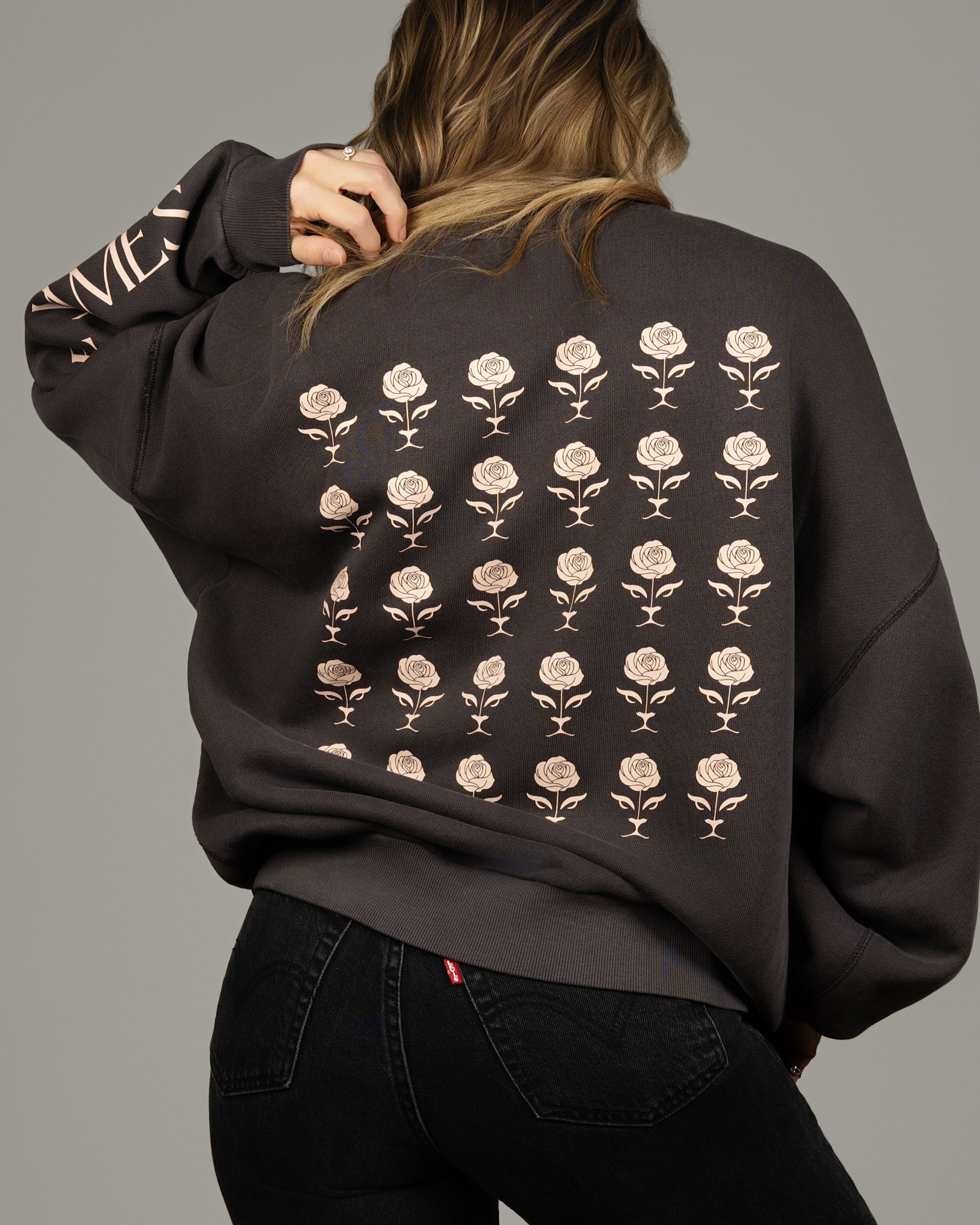 Rose James x Elwood Crew Neck Sweatshirt - Vintage Black