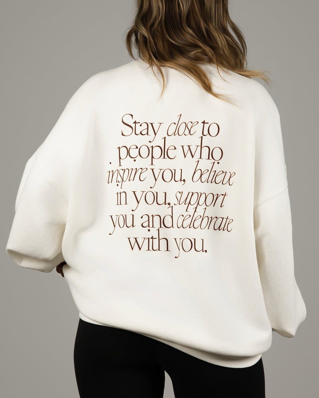 Rose James x Elwood Crew Neck Sweatshirt - Vintage White